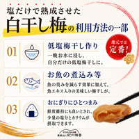 種抜き梅干し 種なし梅干し 無添加 3年樽熟成 白干し梅 紀州南高梅