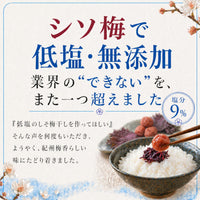 無添加 梅干し しそ梅干し 小梅 減塩 紀州梅香 460g 塩分約9％ 紀州南高梅 赤しそ
